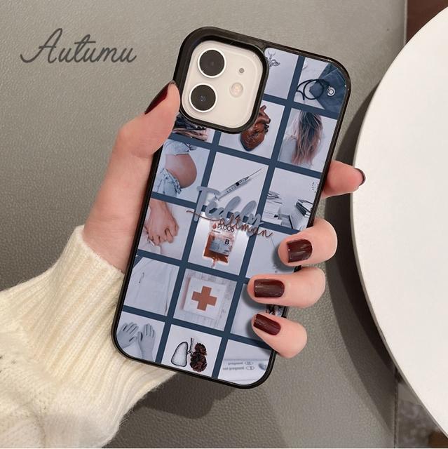 Kryt na telefon Greys Anatomy Sestra Doktor pro iPhone 11 12 13 14 Pro Max mini XR XS SE 2020 6S 7 8 Plus Samsung Galaxy S21 S22