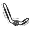 1 Pair Kayak Roof Canoe Carrier with Car Rail Storage Holder and Fitting Accessories for Rooftop Max Load 100kg Rack, Canoes, Boats, Surfboards, Skis,