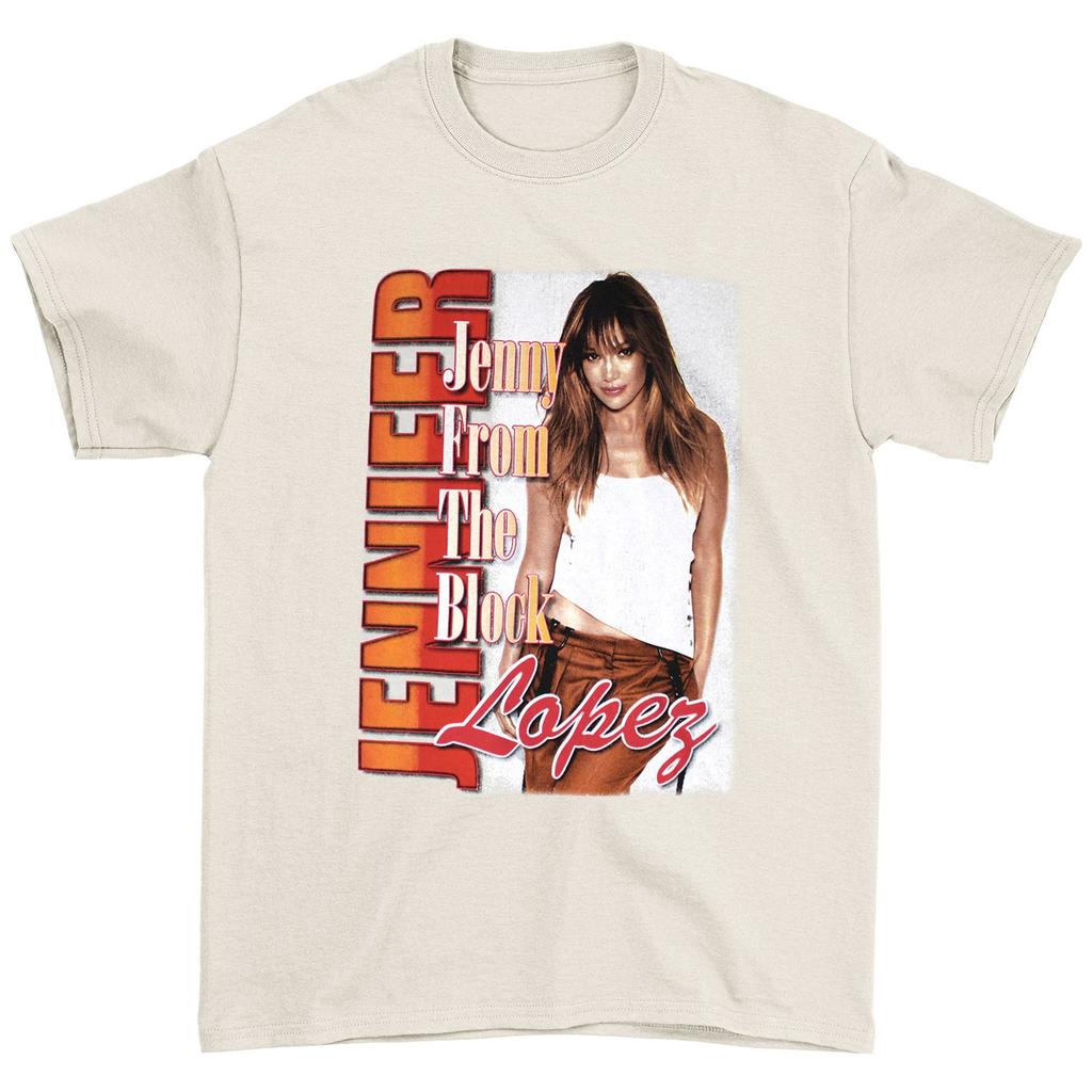 Jennifer Lopez Jenny From The Block T-shirt X-Large Cream