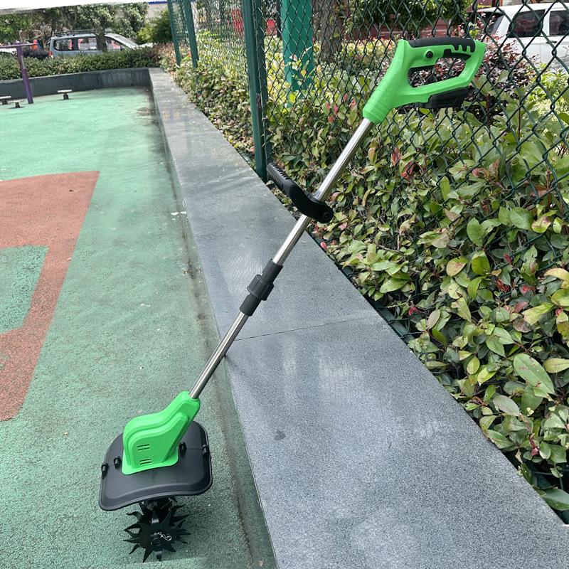 Compact Wheeled Electric Soil Loosener & Lithium Battery Tiller/Weeder