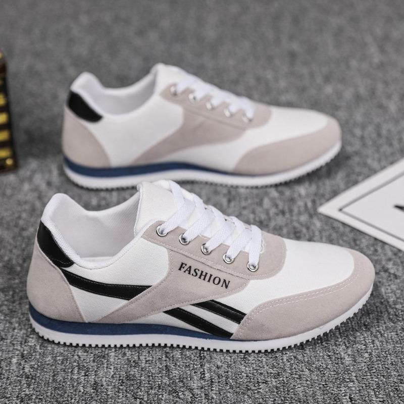 

Spring canvas surface breathable casual men s shoes low heel round head daily board shoes fashion low top hiking shoes 39 чёрный