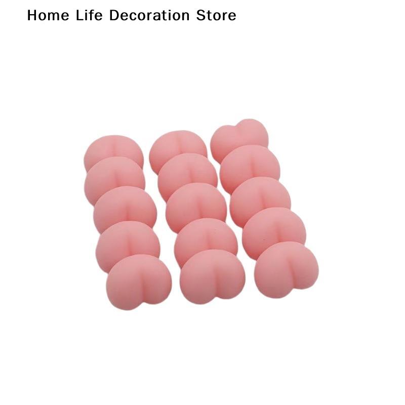10Pcs Fun Noctilucent Butt Mochi Squishy Squeeze Stereo Relieve Stress Peach Bum Sticker Kawaii Mobile Phone Decoration Accessor