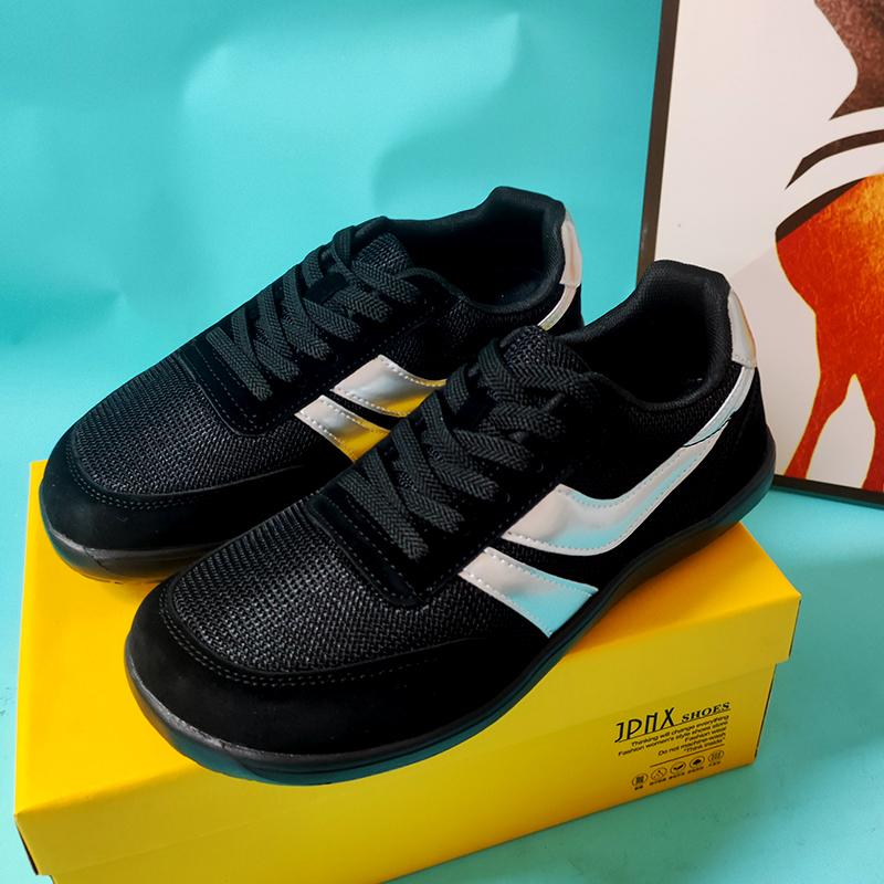 Men's and women's wide toe sports shoes, mesh breathable walking shoes skateboards high-quality classic striped casual shoes