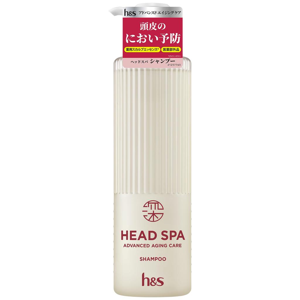 Deep Head Spa Shampoo 435g Pump Advanced Aging Care H&s [New Model] H&S