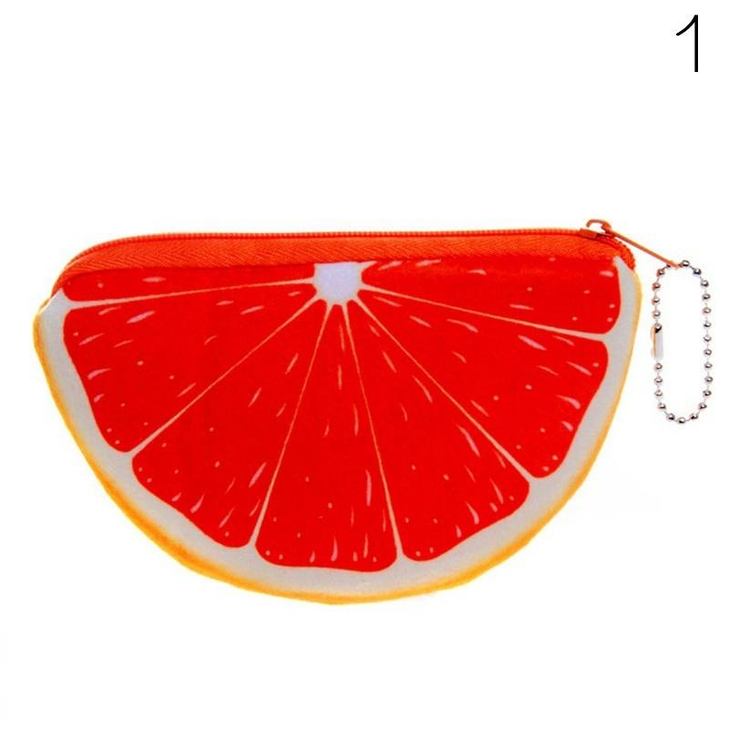 Creative Plush Emulational Watermelon Coin Purse Wallet Handbag Key Case