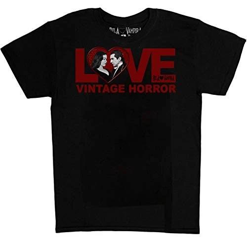 Bela Lugosi Loves Vampira Vintage Horror Tee shirt Kreepsville S