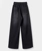 Yujen Steel Logo Daily One-Pleat Wide Sweatpants_Pigment Charcoal
