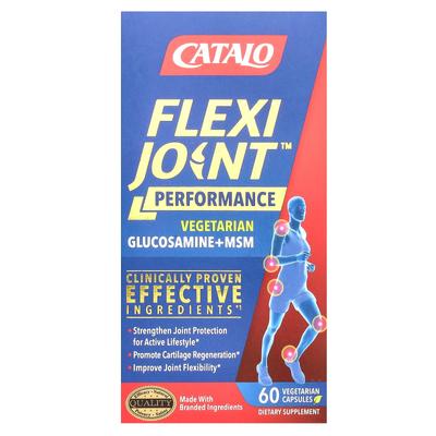 CATALO, FlexiJoint Performance, Glucosamine & MSM, 60 Veggie Capsules