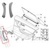 ABHX-Car Interior Door Pull Handle With Cover Trim Replacement For-BMW 3 Series E90 E91 E92 2004-2012