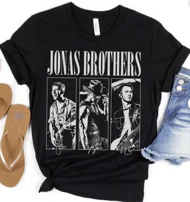 Vintage Jonas Brothers Póló, Jonas Brother Ajándéktárgyak, RetroTour Póló