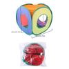 Fun Cat Tunnels Inside Foldable Cube Cat Tent Kitten Toy Tent House Interesting Pet Tunnel Toy Small Dog Playing Training