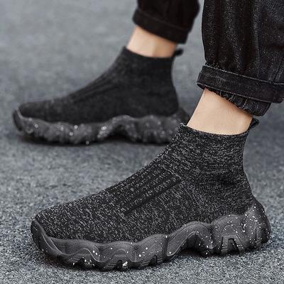 Strick Minimalistische Laufschuhe Herren Sportschuhe Billiger Ausverkauf Atmungsaktiver Schuh im Angebot Bequeme Weite Herren Freizeitsneaker
