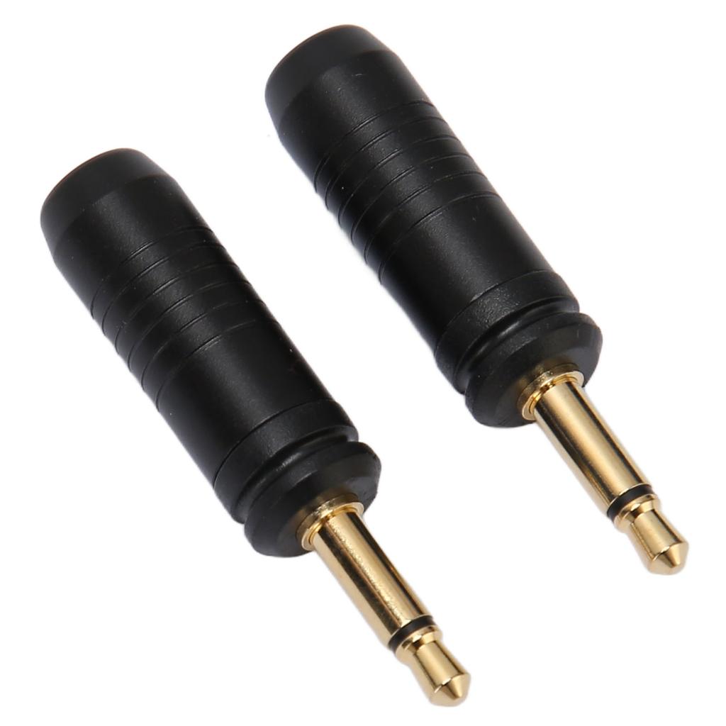 3.5mm Repair Plug Solder Type Gold Plated Replacement Mono Male 3.5mm Plug for   Clear Mg Celestee Stellia