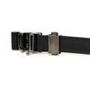 Daks Black Check Pattern Silver Point Leather Automatic Belt Dbbe3e761bk