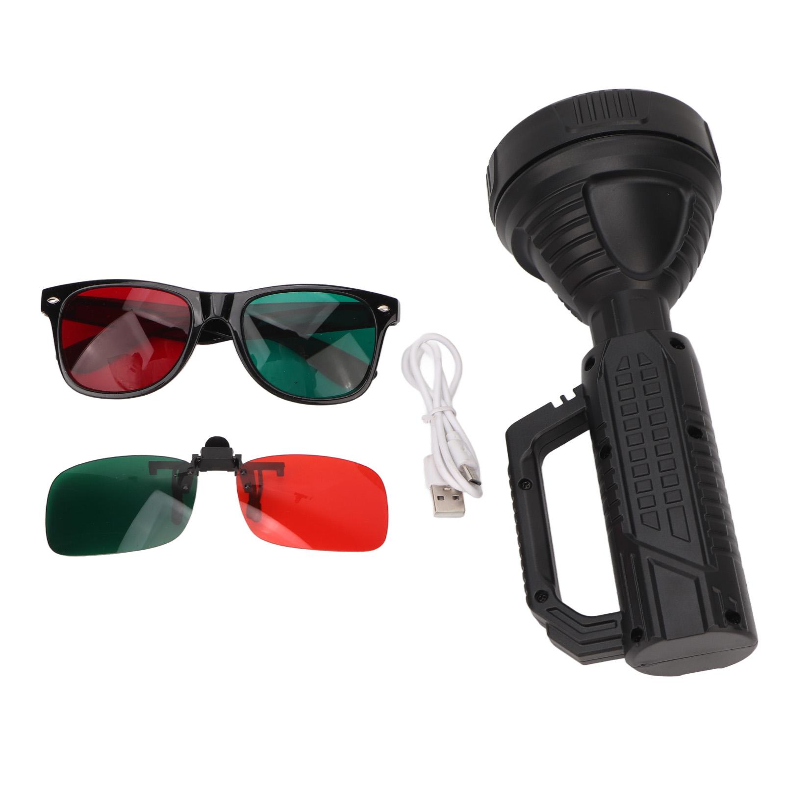 

4 Dot Test Light Skidproof Portable Flashlight Torch Type Penlight Ophthalmic Tester 2000mAH