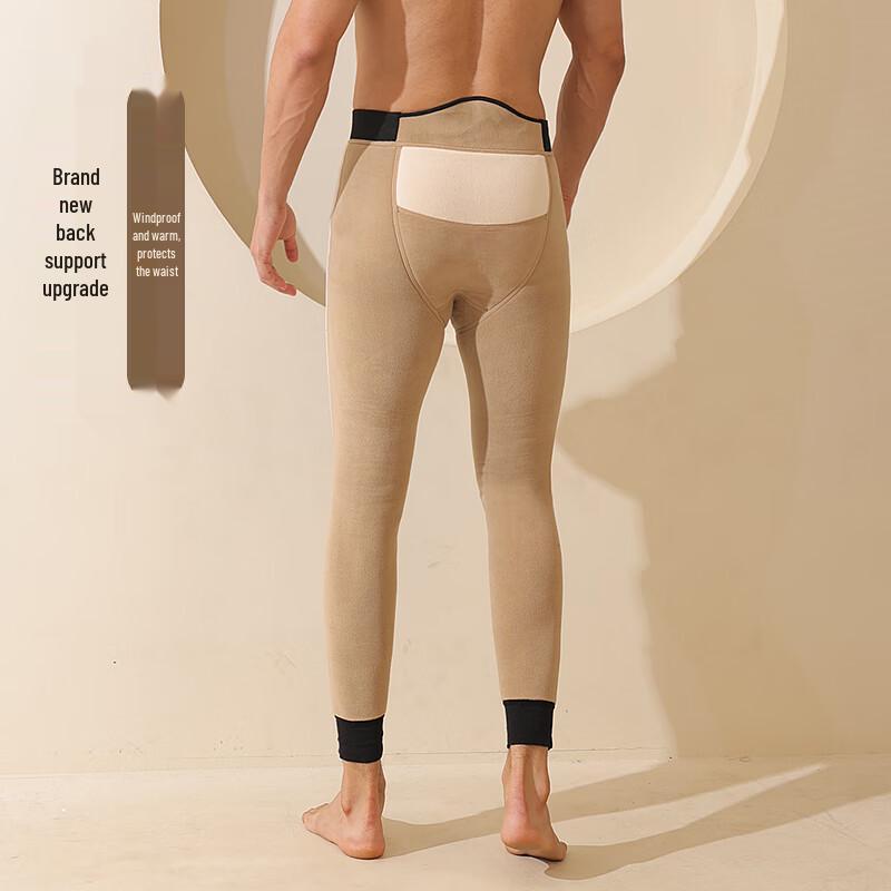 Yuzhaolin Men's Thickened Thermal Pants with Knee Protection