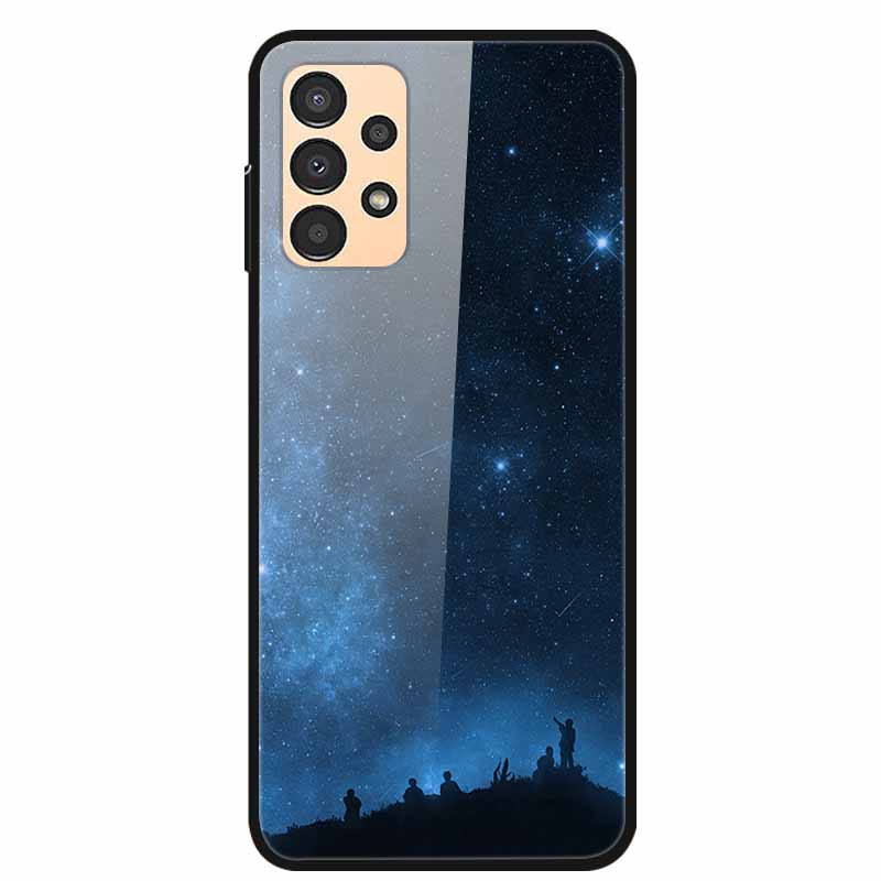 Funda para Samsung A53 5G 2022 Mármol Vidrio Templado Tapa Dura para Fundas de Teléfono Samsung Galaxy A33 A73 5G Protección Fundas
