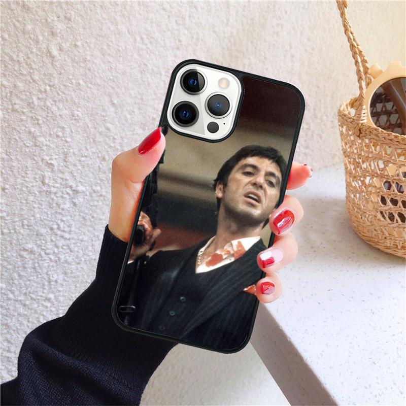 Tony Montana Scarface Al Pacino Phone Case for iPhone 17 Air 16 Coque 15 14 12 13 PLUS 11 PRO MAX Cover Fundas Shell