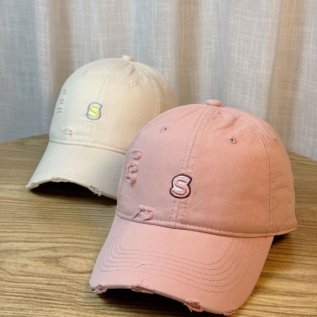 Letter Embroidered Baseball Cap for Women, New Spring/Summer Versatile Hat, Korean Style Wide Brim Duckbill Cap that Makes the Face Look Smaller