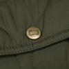 Woolrich WJOU0103BE Khaki Collarless Quilted Padded Coat Coat S khakiUsed