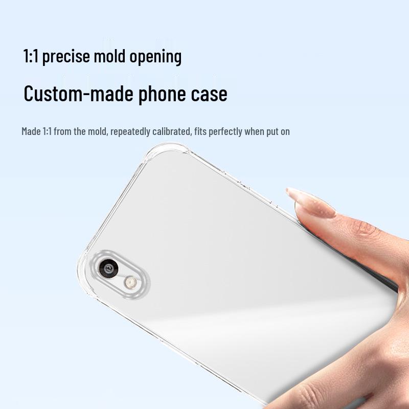 Compatible with Honor 8 Transparent Phone Case - Airbag Corners, Anti-Fall, TPU Material, Simple and Elegant Design.