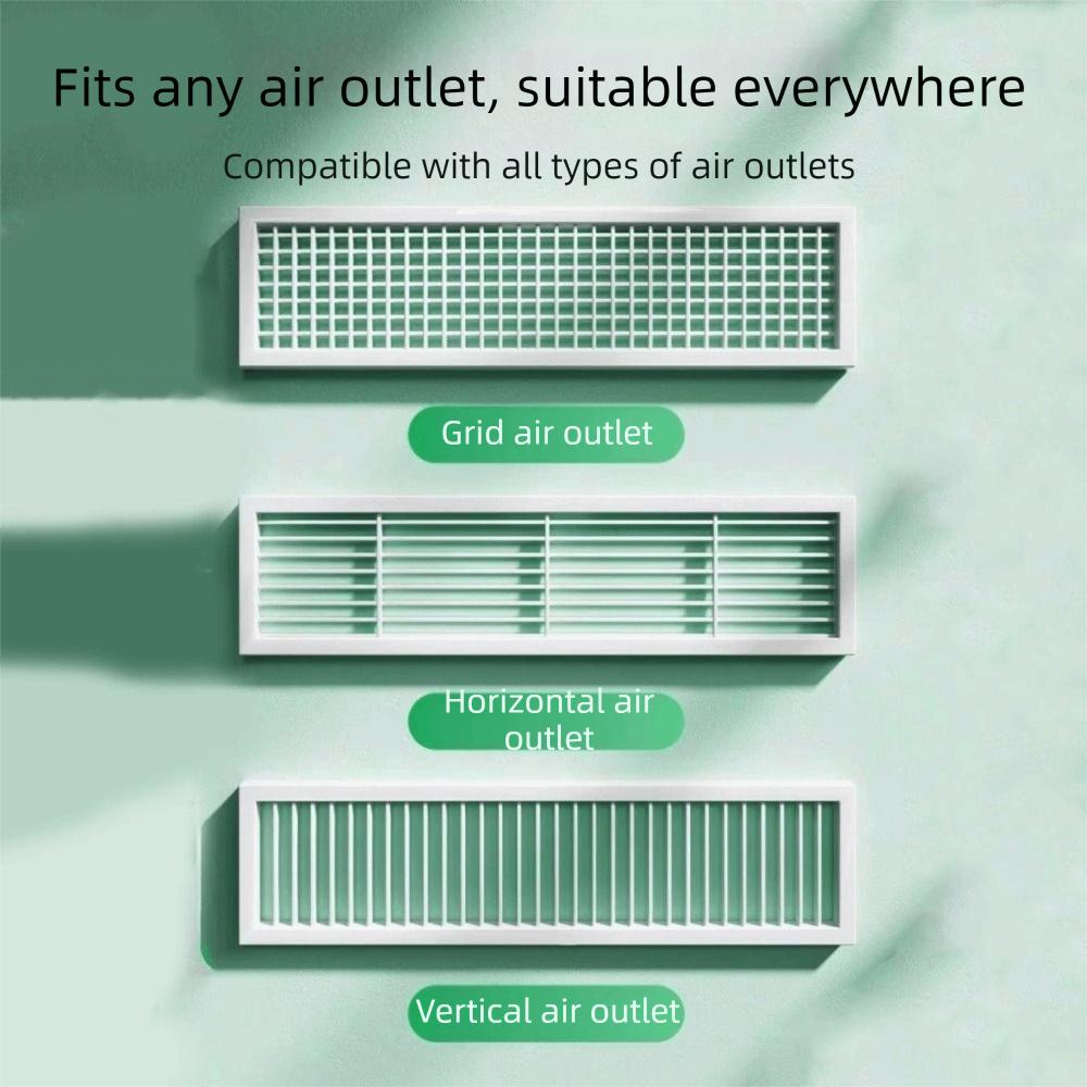 3Pcs Anti Direct Blowing Air Outlet Guide Fan Wall Mounted Air Conditioning Ventilator  Office
