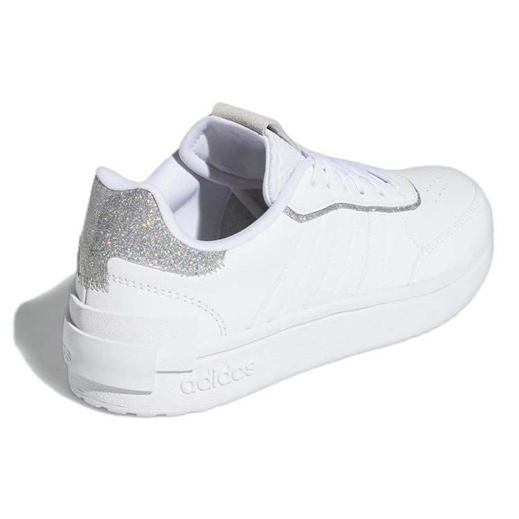 Adidas Neo Postmove Se Leather Non-Slip Durable Low-Top Skate Shoes Women Sneakers White GY6683