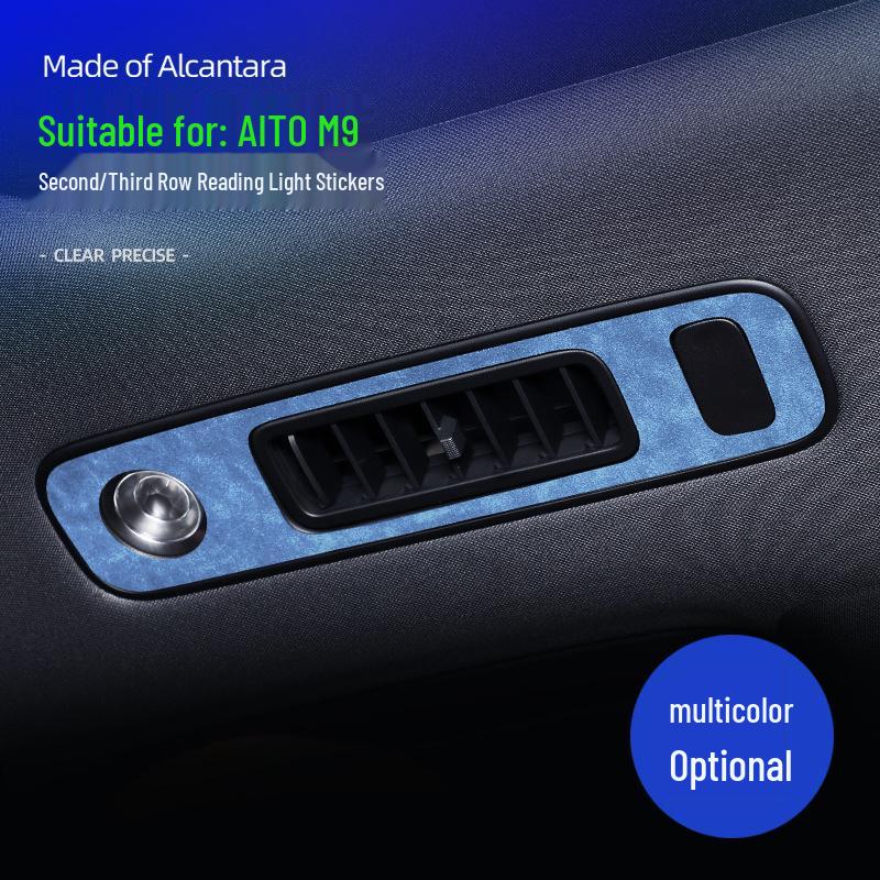 AITO M9 Alcantara Suede 2nd & 3rd Row Ultra-Thin Interior LED Light Decorative Sticker