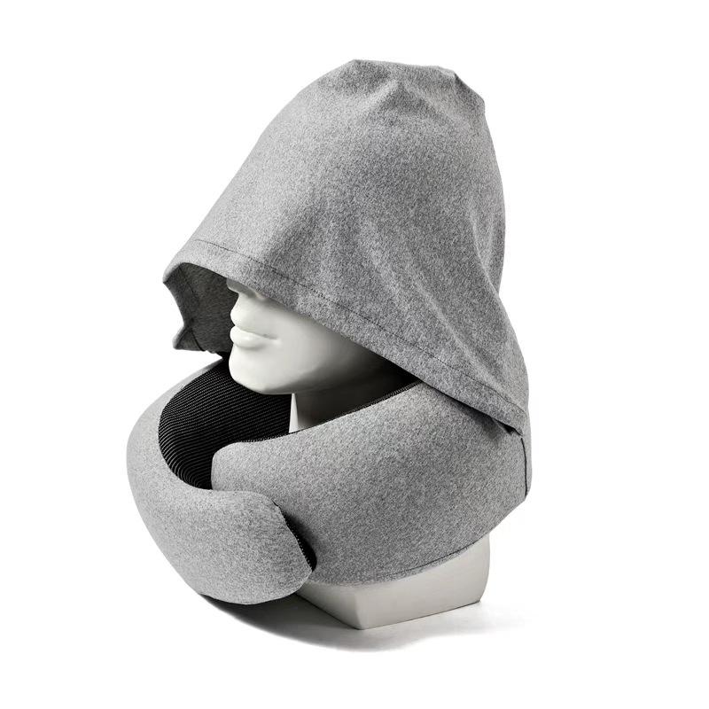 Memory Foam U-Shaped Travel Pillow - Neck Support for Naps & Airplane Comfort