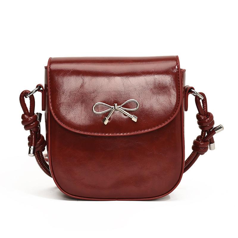 Trendy Korean Style Butterfly Bow Small Shoulder Bag For Women 2024 Summer Edition Medium Size Black White Silver Red