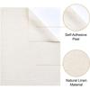 8 x 9.8in 10 Colors Repair Self Adhesive Imitate Linen Type Patches For Schoolbag Cloth Bag Cushion Faux Linenette Sticker Patch