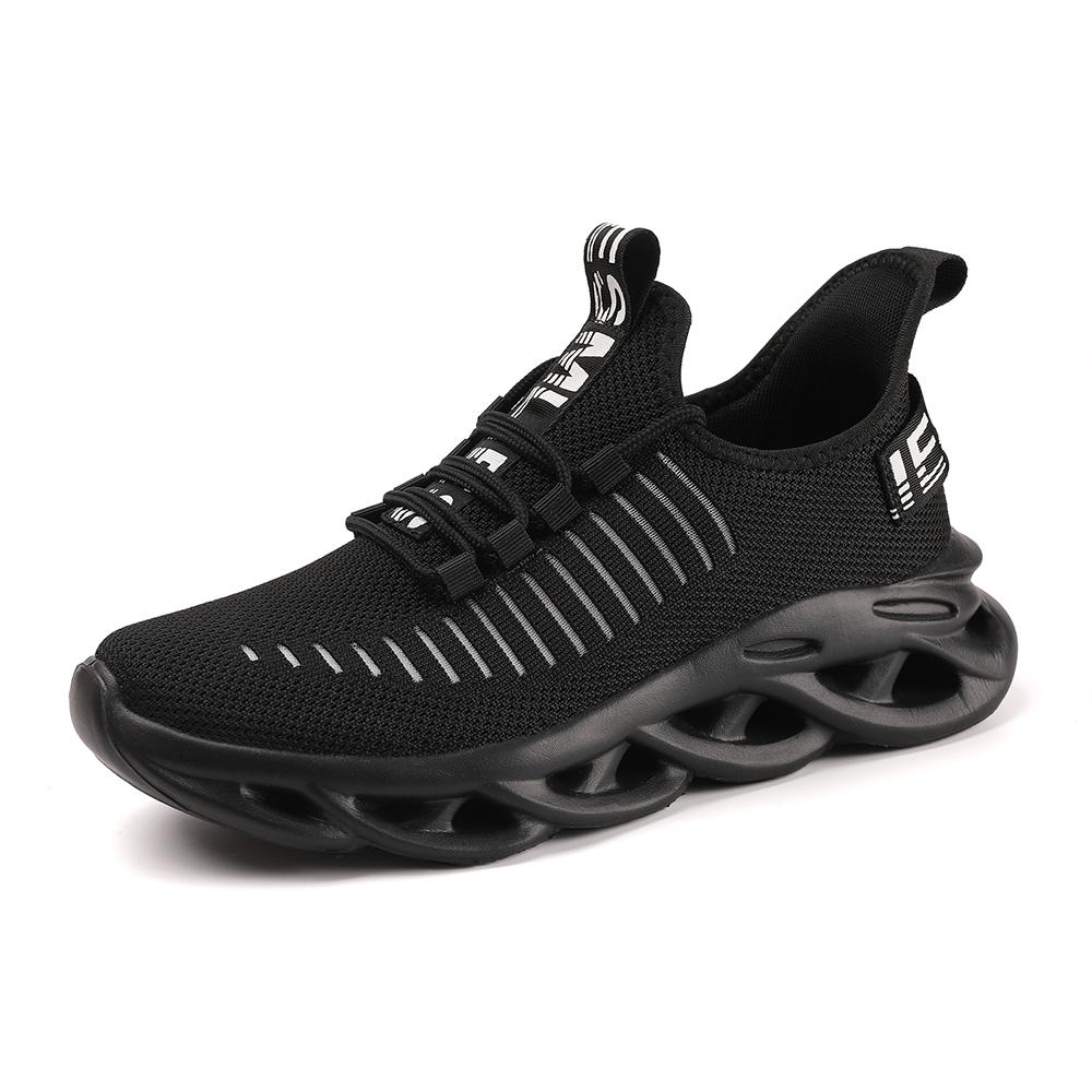 Men's Running Shoes Mesh Knitted Breathable Anti-Slippery Ultralight Multicolored Sneakers Male Outdoor Jogging Size 28-48