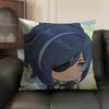 Kaeya Cute Cute Genshin Impact Cushion Cover Natural Linen Organic Fabric DoubleSided Printing Sofa Home Decor Gift Pillow Case
