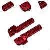 1 Pair of Motorcycle Foot Pegs Pedals Easy Installation Sturdy Replacing Rests Motorbike