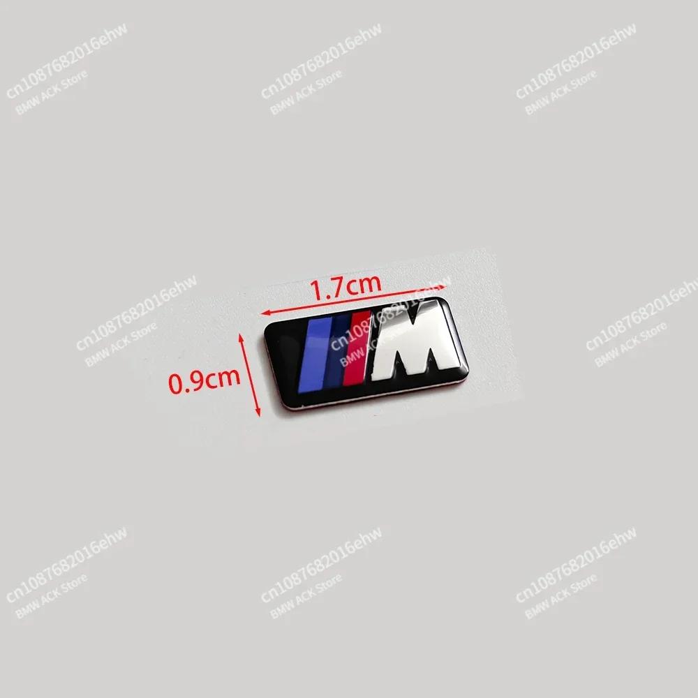 

For All BMW E46 E39 E38 E90 E60 E36 F30 F20 X1 X3 X5 M Logo Car Steering Wheel Hub Caps Center Emblem Badge Sticker DIY Sticker 2PCS