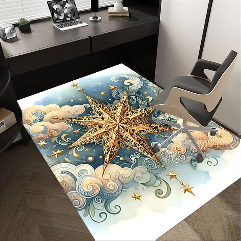 1PC Star Cloud Extra Large Non Slip Floor carpet, Office, family, bedroom, Studio   Large Area Rug Indoor Rugs, , Vibrant Colors