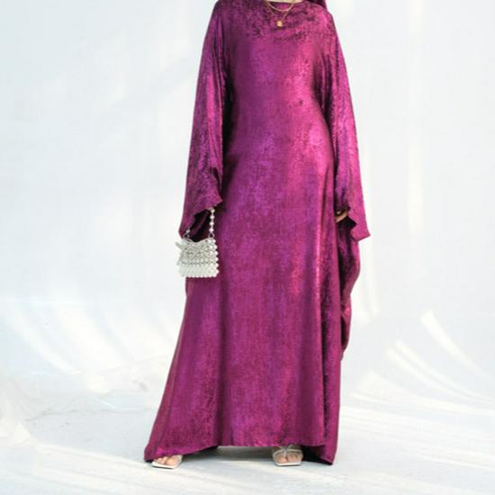 Loriya2025 Elegantes Patchwork Abaya Kleid LR778