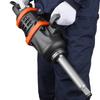 2.5 cm Air Impact Wrench, Up to 7016.37 N·m Beast Reverse Torque Output Pneumatic Impact Gun w/ 20cm Extended Anvil for Repairs and Maintenance of