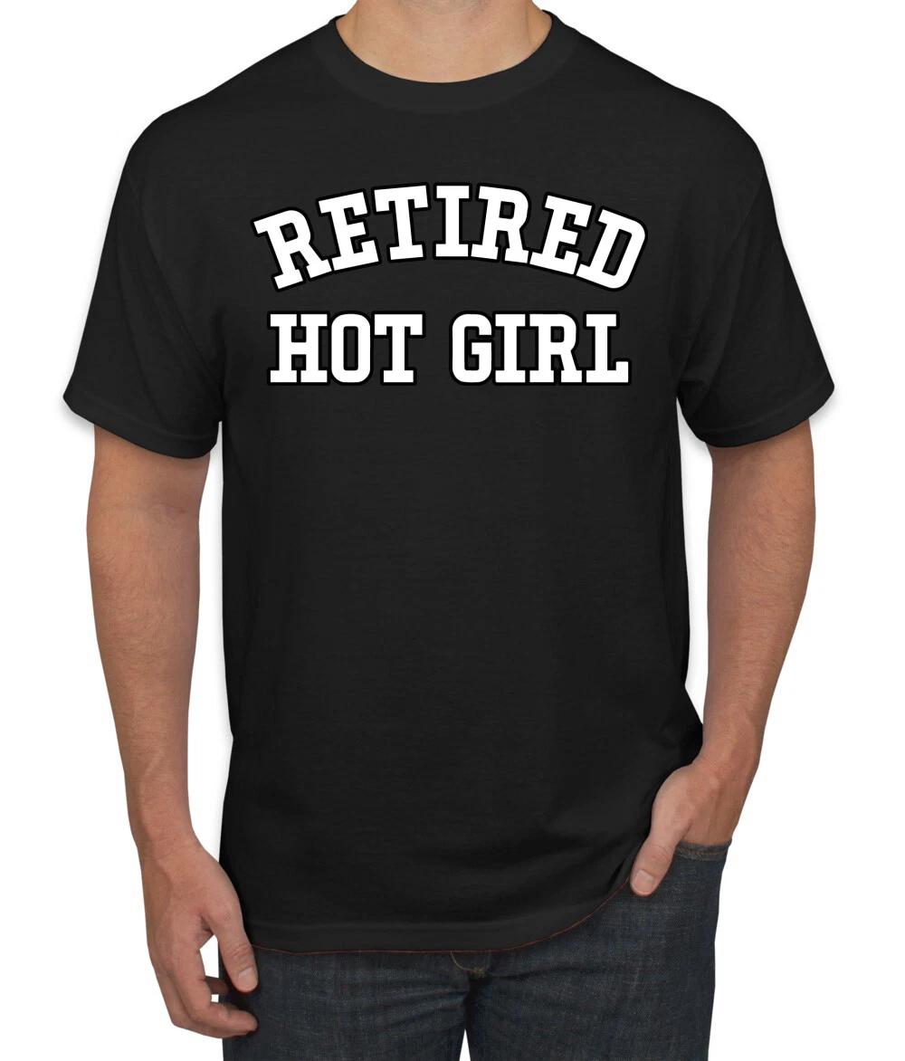 Retired Hot Girl Men Graphic T- Shirt S