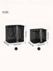 1PC bathroom storage basket, grid draining basket, foldable storage basket, summer swimming clothes storage basket