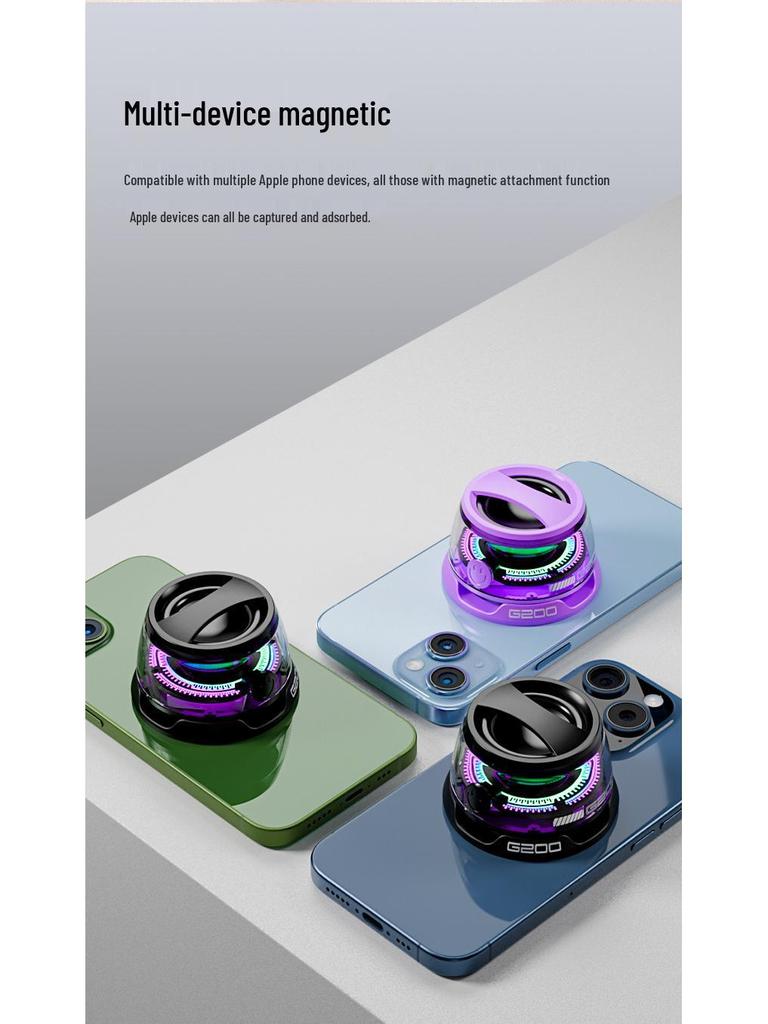 G200 Bluetooth Magnetic Portable Outdoor/Indoor Speaker with Subwoofer
