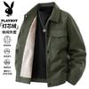 PLAYBOY Men's Corduroy Casual Loose Jacket