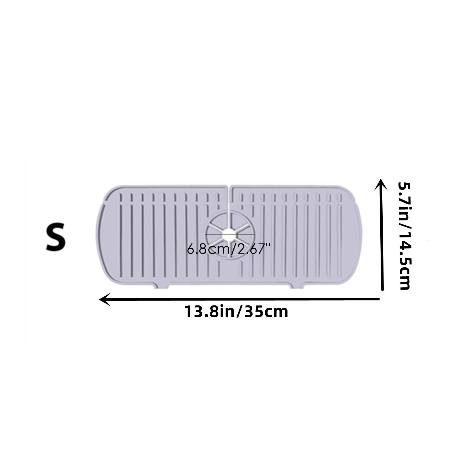

Обновите свою раковину в ванной с помощью этой силиконовой подушечки для брызг, не содержащей бисфенола-А — держите столешницы чистыми и сухими! Faucet Mat (S) серый