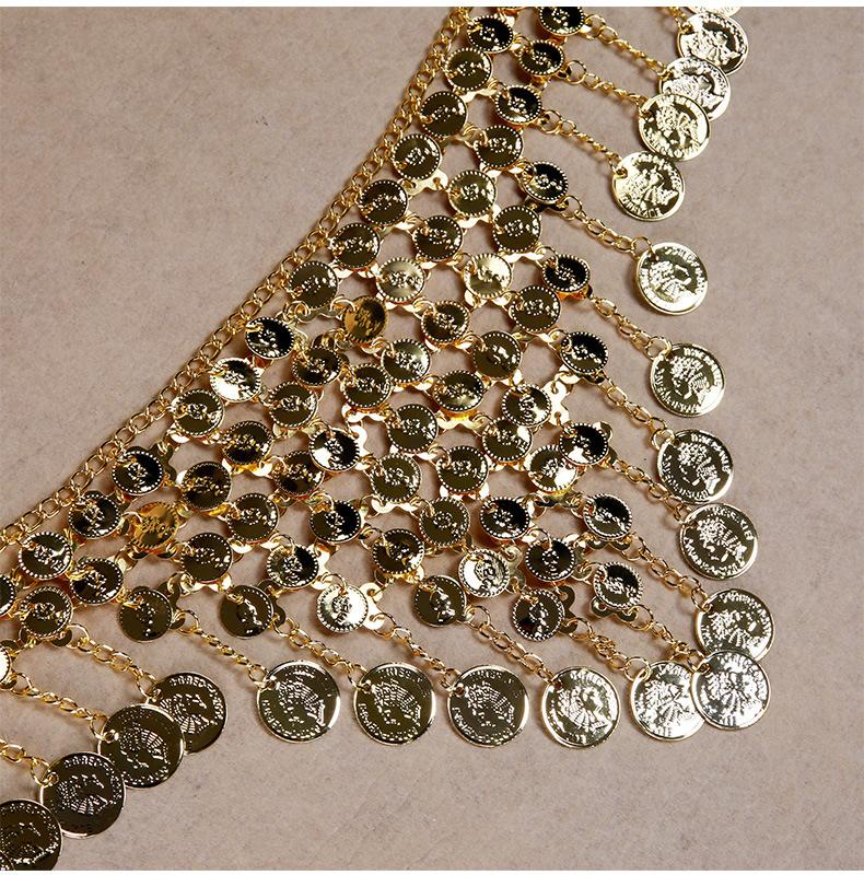 Triangle Belly Dance Waist Chain Belly Dance Belt Waist Chain Waist Decoration Oriental Dance Waist Chain Metal Waist Chain