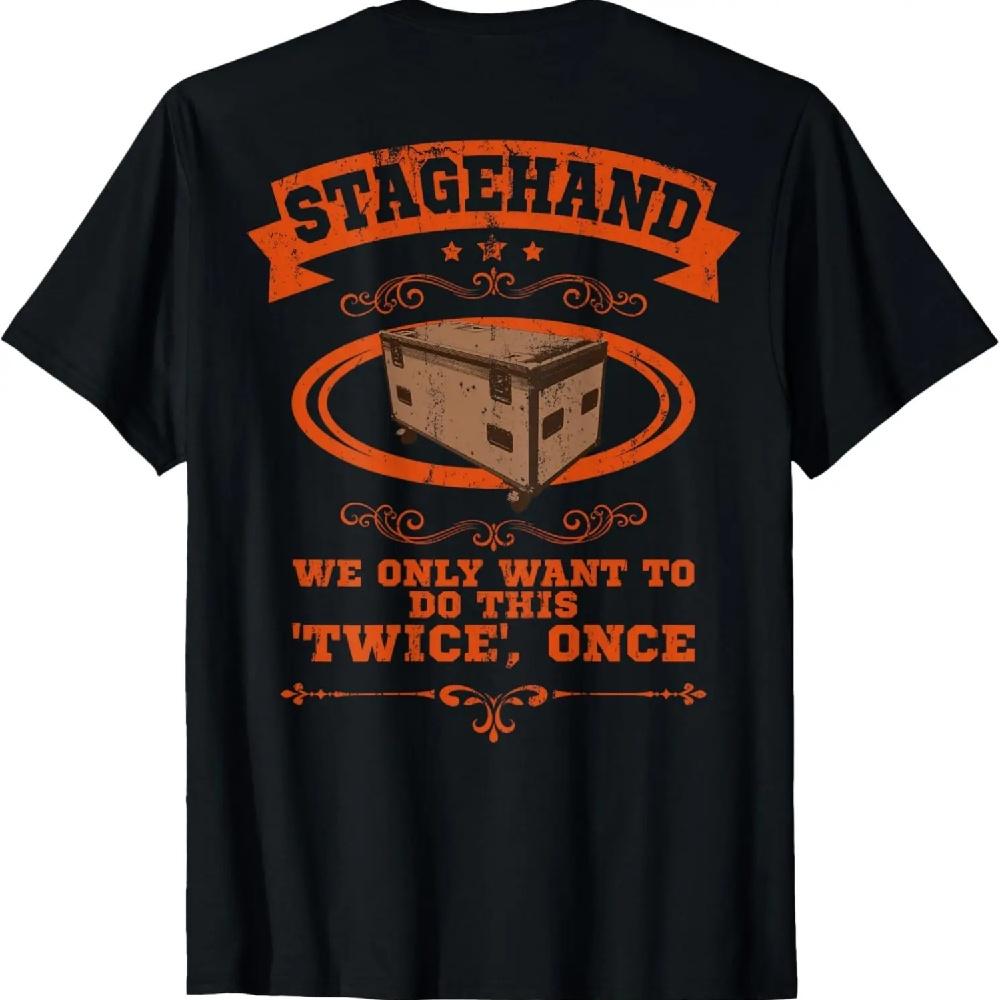

STAGEHAND Stage Crew Band Roadie Stage Technician T-Shirt XXXXXL чёрный
