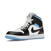 Air Jordan 1 Mid University Blue Women Sneakers White Black BQ6472-102