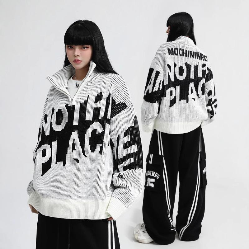 Striped hiphop overalls spring and summer new men's and women's couples clothes straight wide-leg hip-hop pants