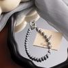 Internet Celebrity Bead Universal Mobile Phone Lanyard Ins Style New Anti Loss Short High-end Opposite Sex Wrist Strap Chain