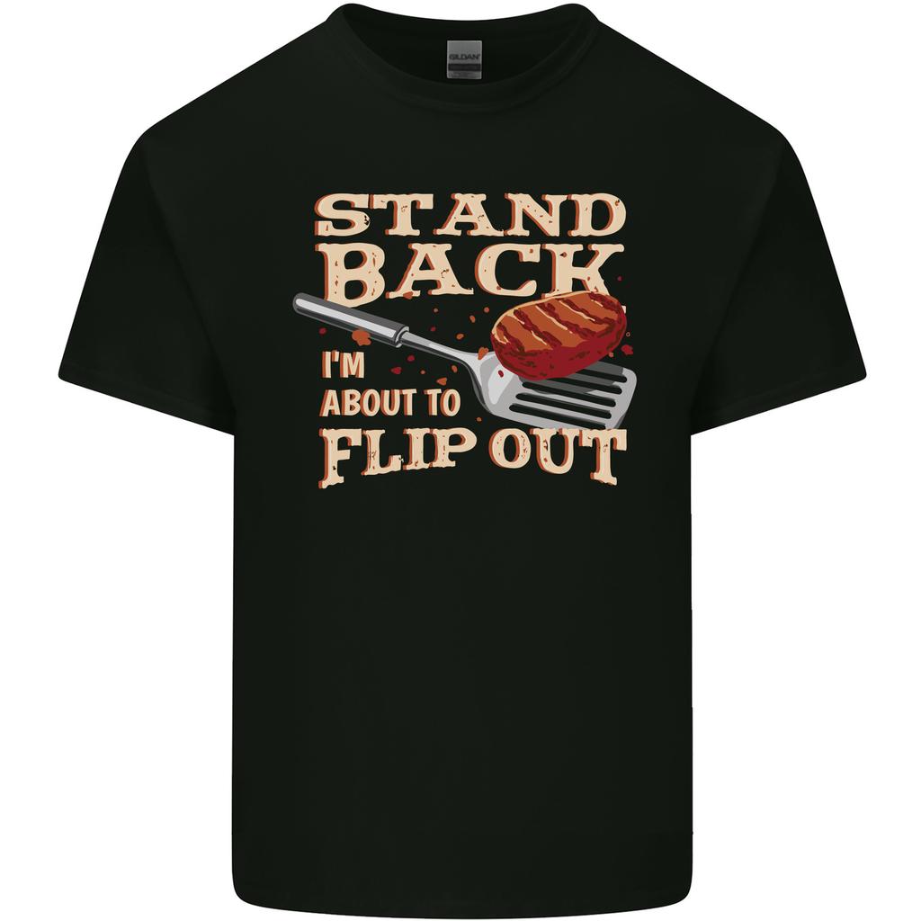 Flip Out Funny Bbq Grill Unisexs Light Cotton Tshirt