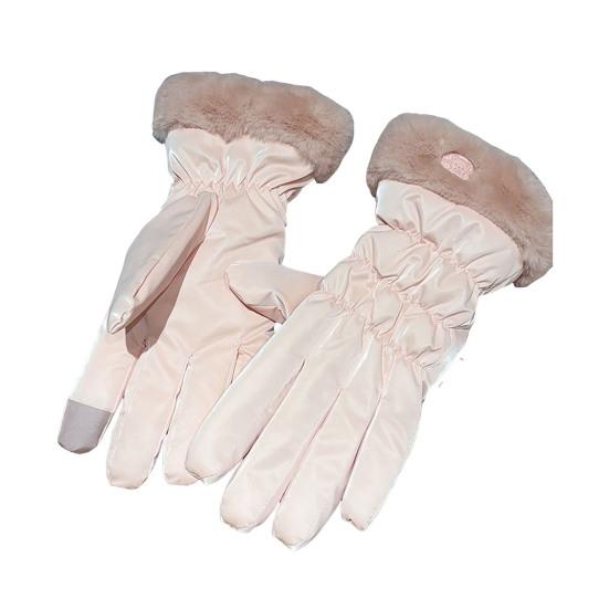 Winter Touch Screen Cycling Gloves For Women Thick Windproof Ski Snow Mittens